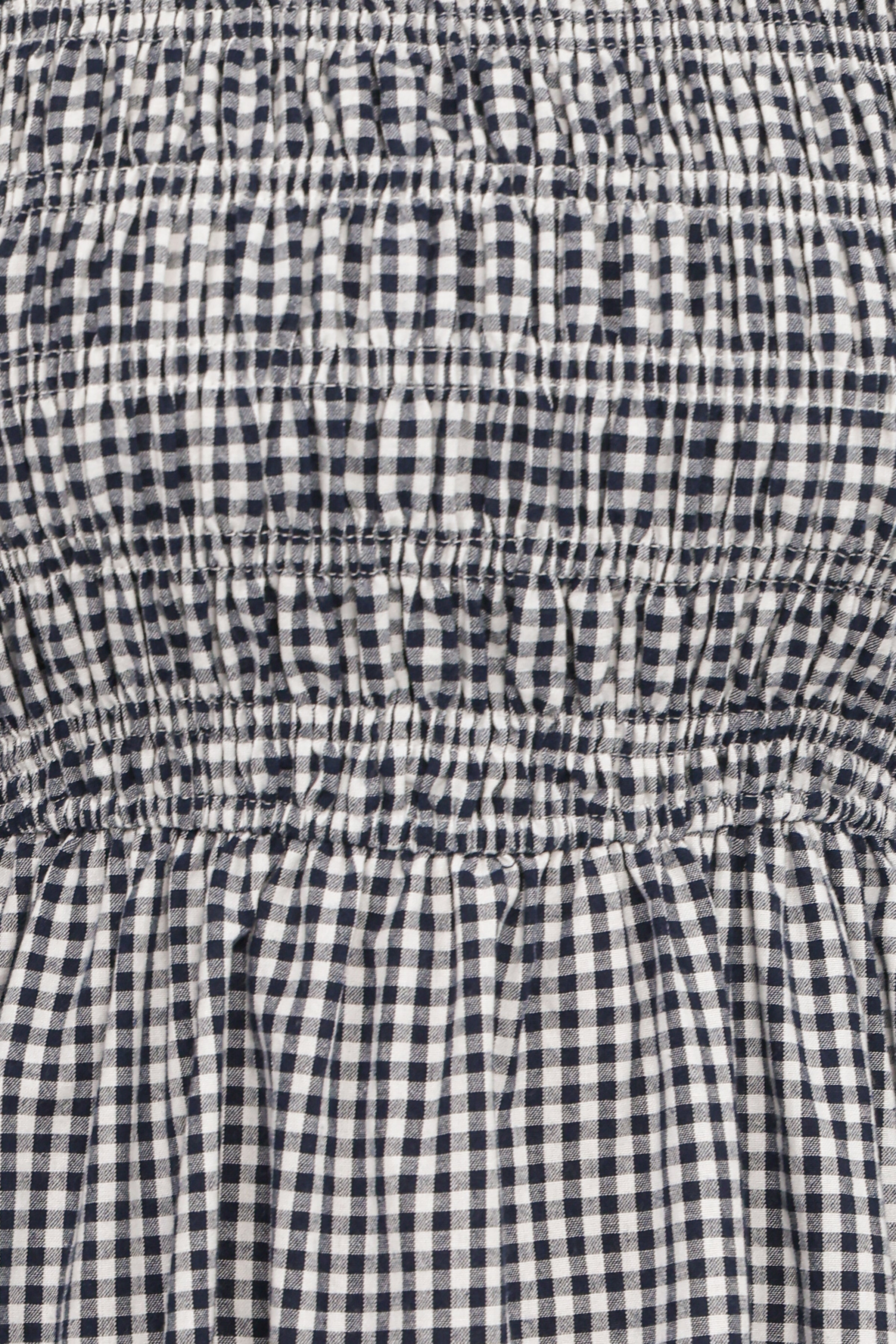 DRESSES Jessen Long Sleeve Mini Dress - Navy Gingham