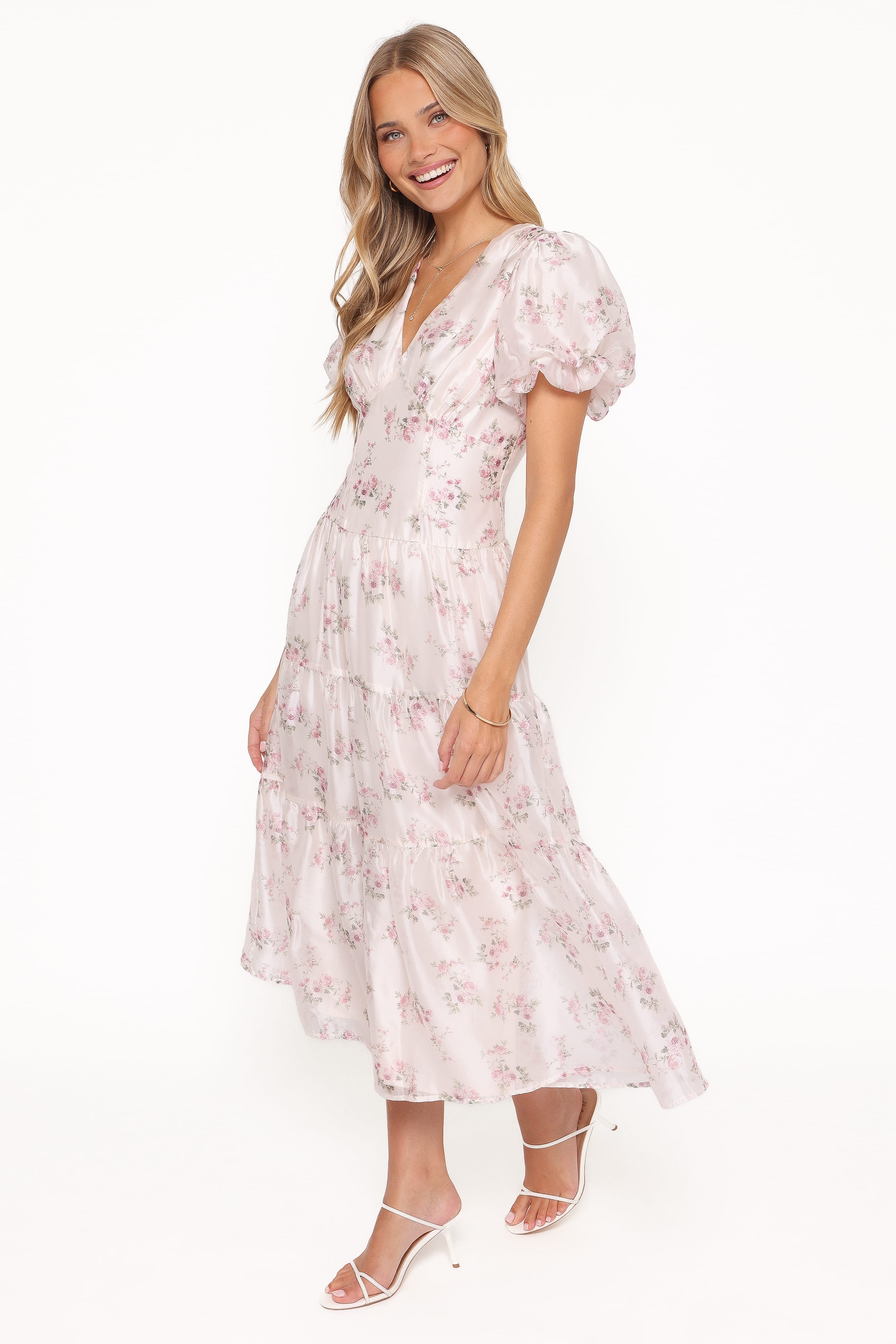 DRESSES Jocelyn Maxi Dress - Ivory/Pink Floral