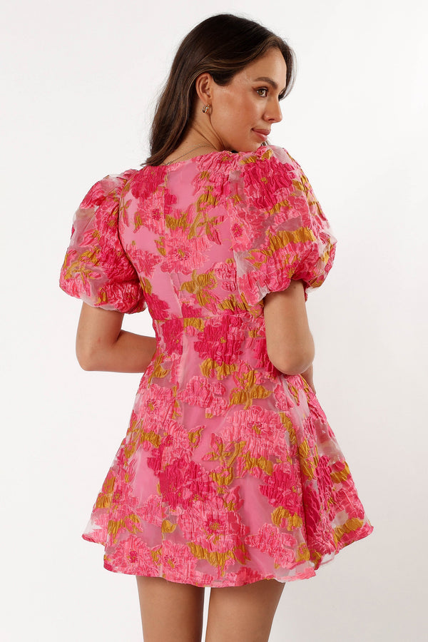 DRESSES @Jordin Floral Mini Dress - Pink