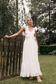 DRESSES Josey Midi Dress - White