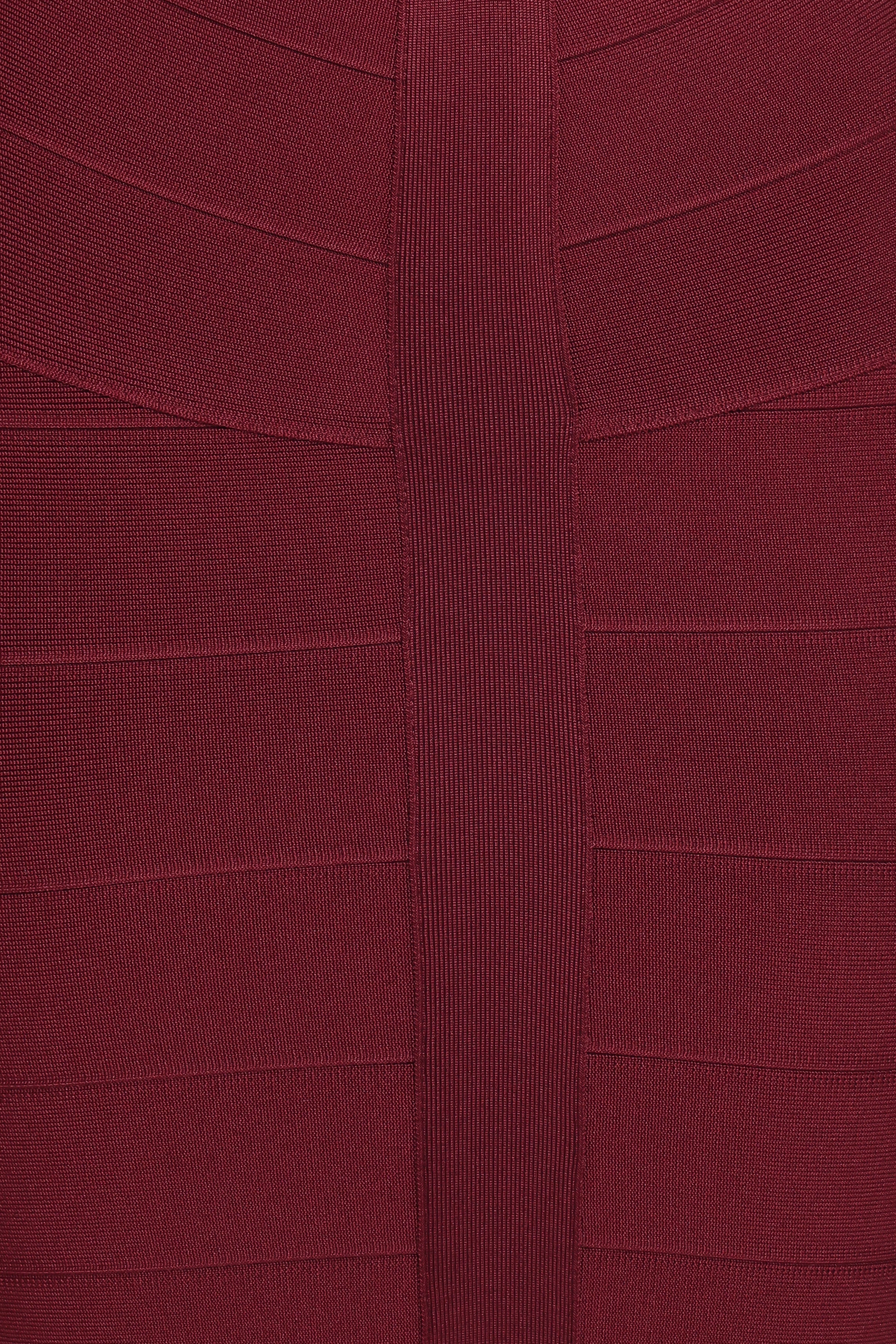 DRESSES Josiah Midi Dress - Burgundy