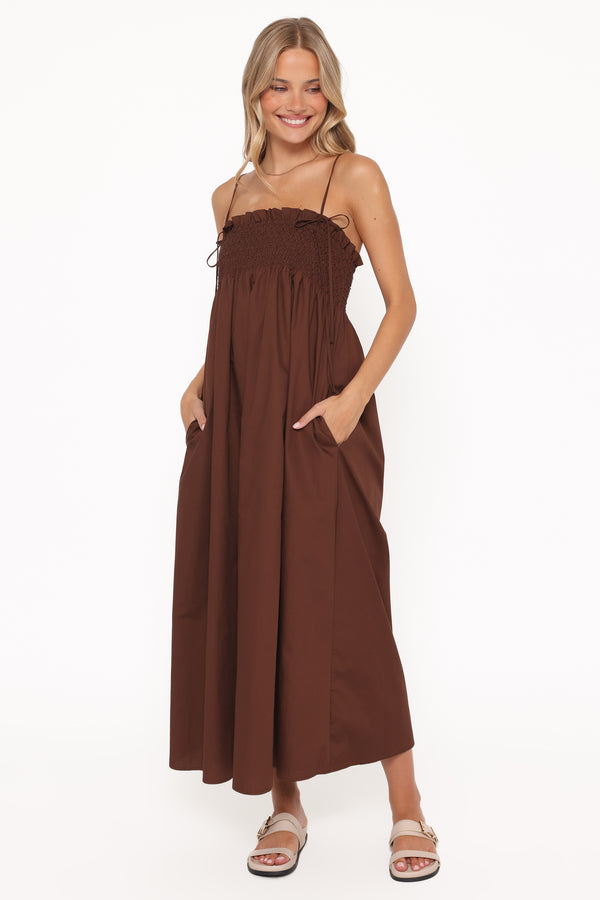 DRESSES Josie Maxi Dress - Brown