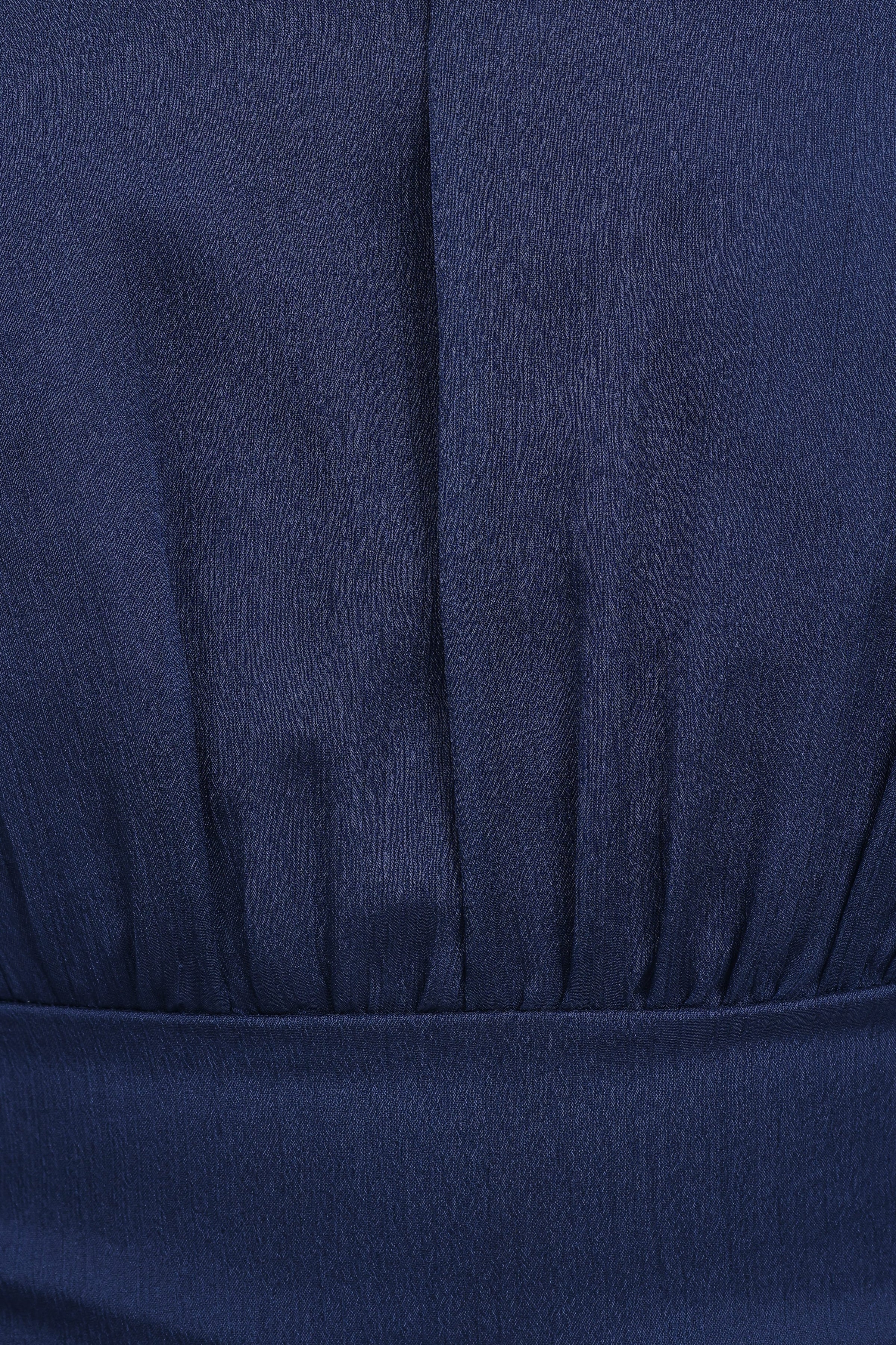 DRESSES Julip Sheer Long Sleeve Maxi Dress - Navy