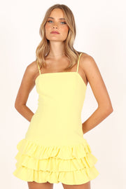 DRESSES @Junee Mini Dress - Lemon