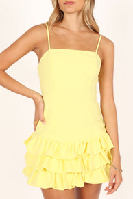 DRESSES @Junee Mini Dress - Lemon
