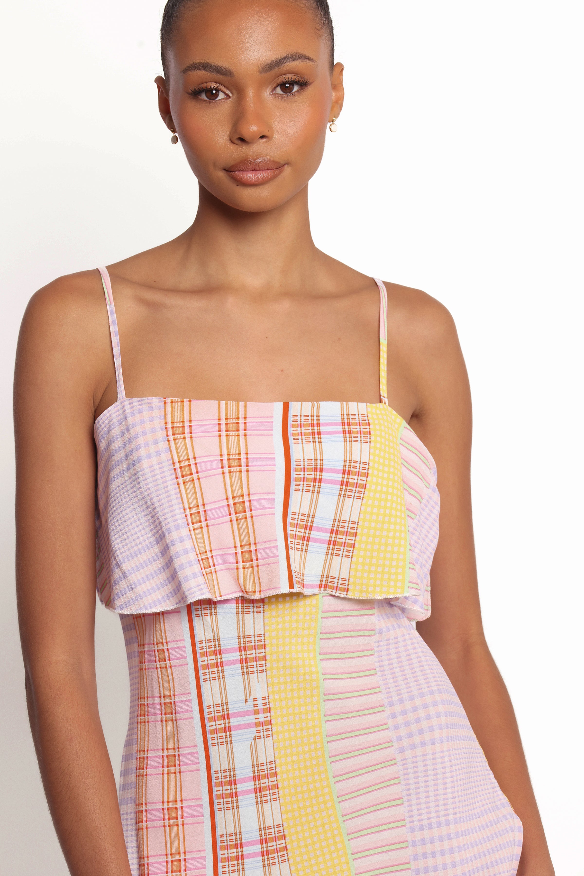 DRESSES Junia Mini Dress - Pink Plaid
