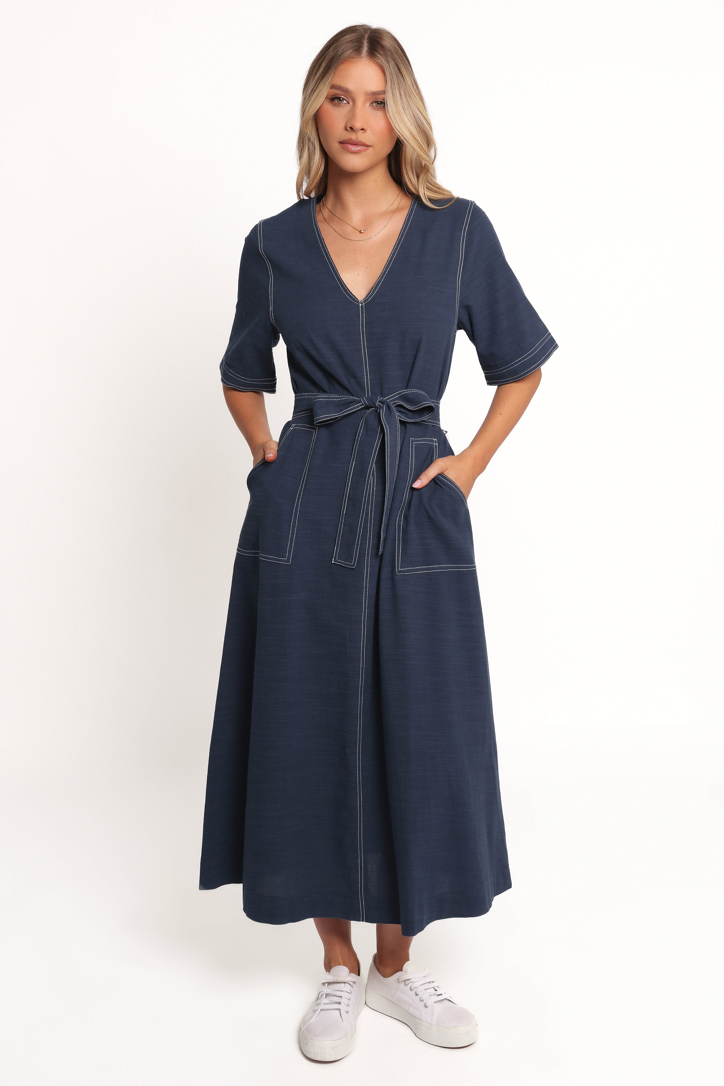 DRESSES Kade Midi Dress - Blue