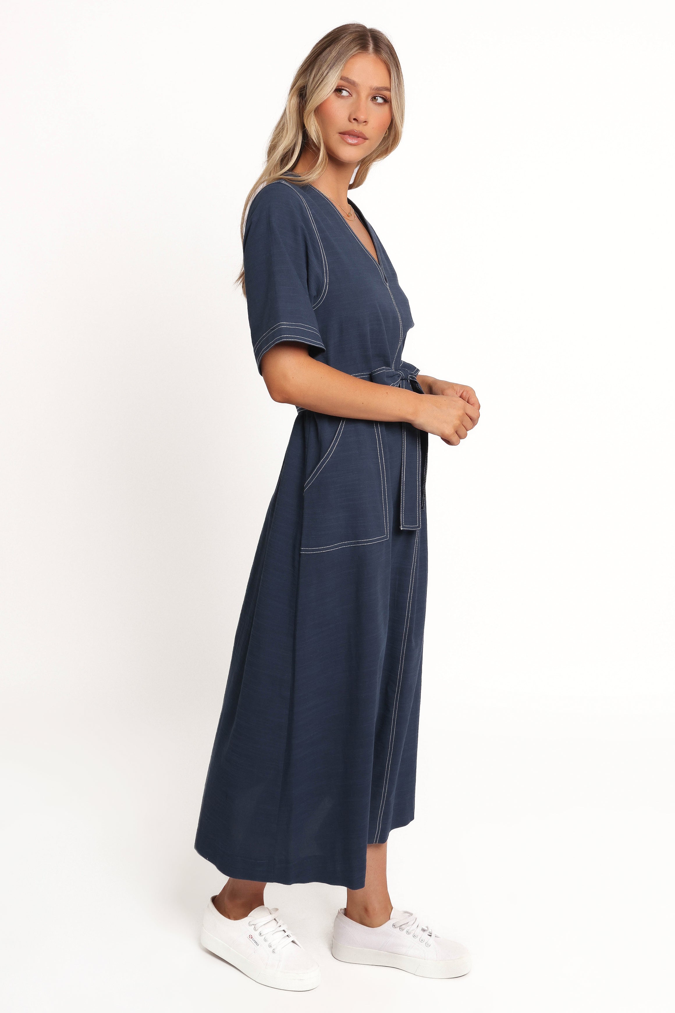 DRESSES Kade Midi Dress - Blue