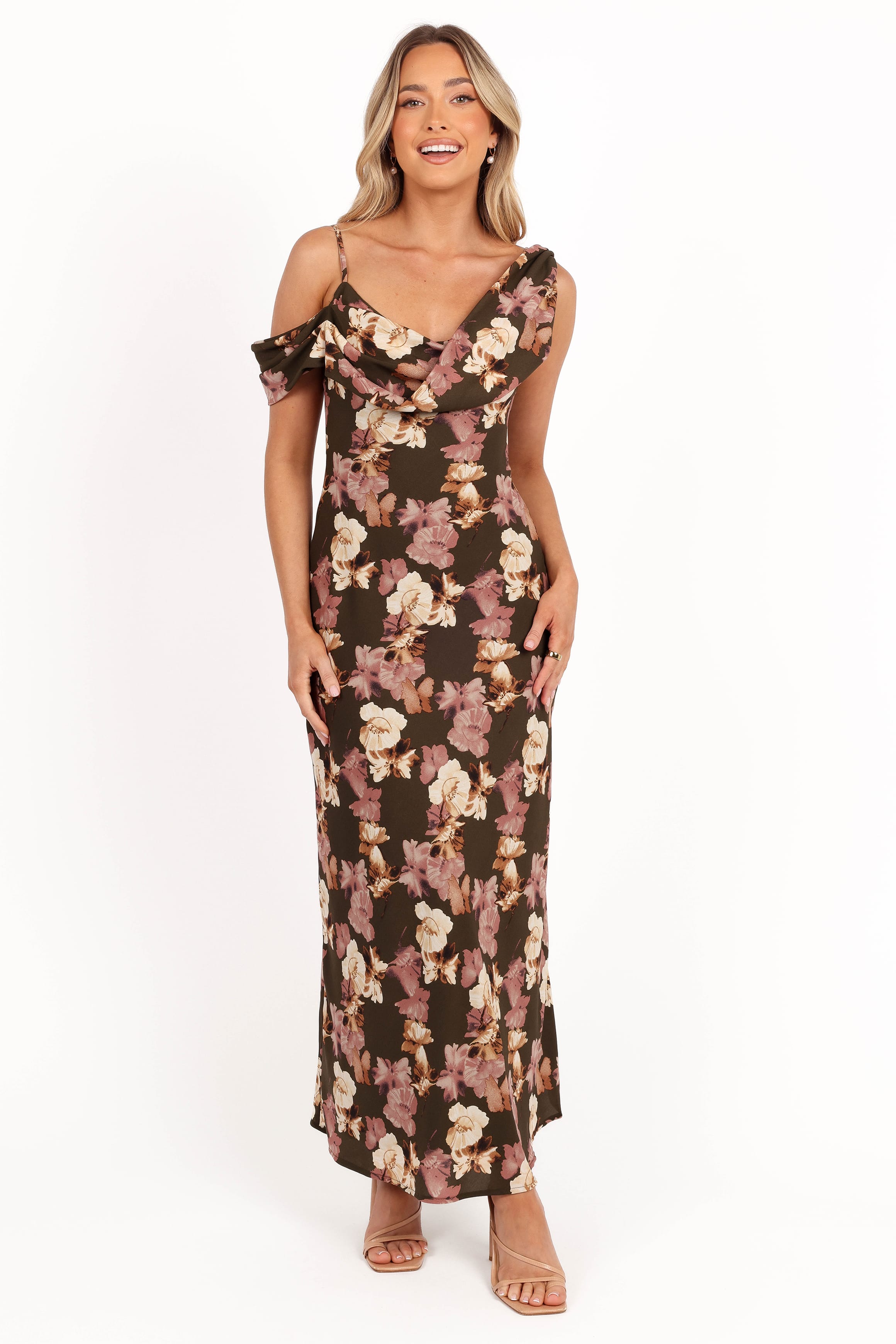 DRESSES Kamryn Midi Dress - Olive Floral