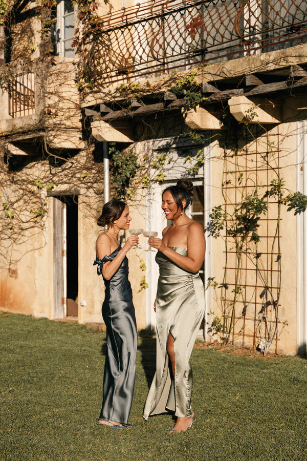 DRESSES Kara Strapless Maxi Dress - Olive