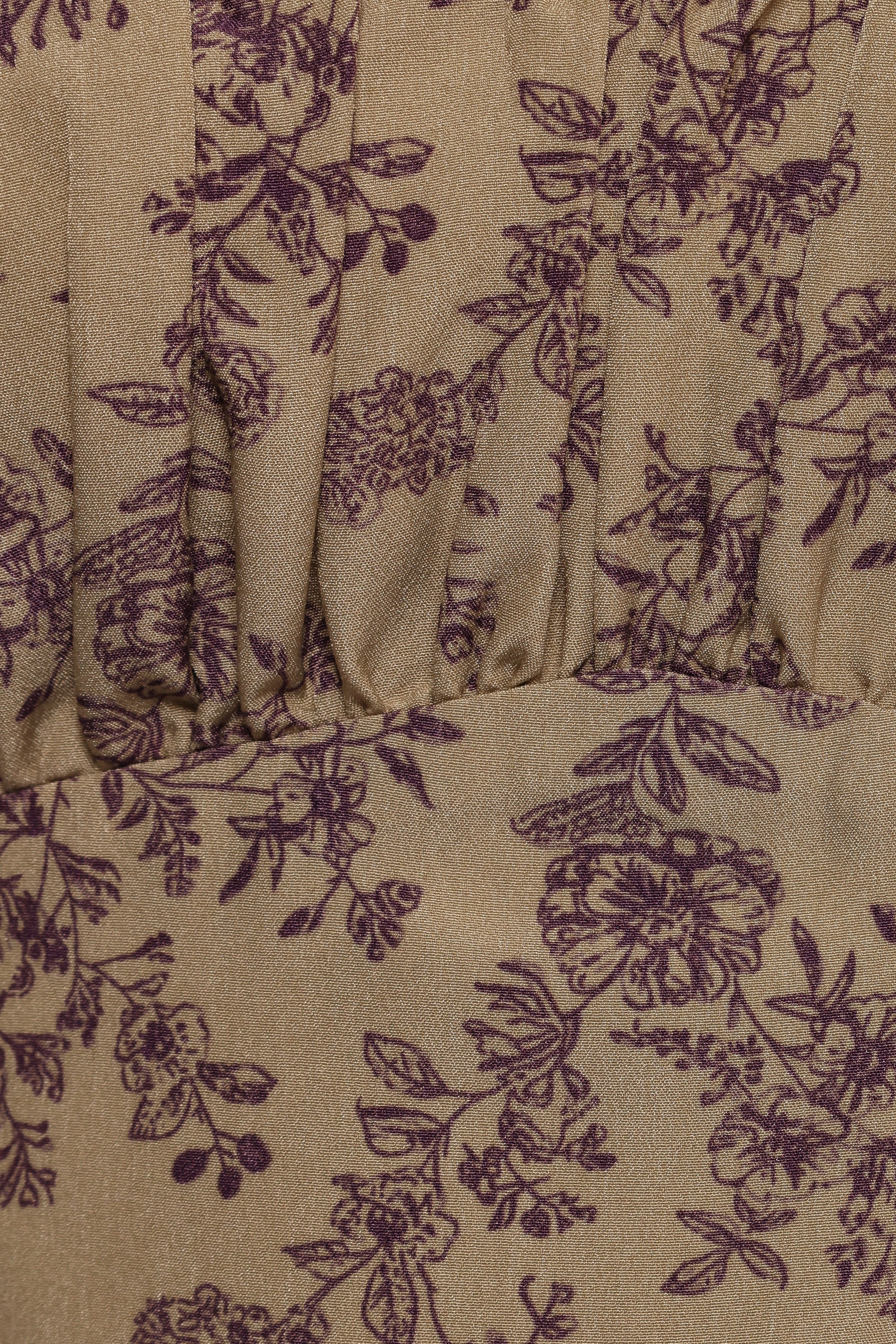 DRESSES Karie Midi Dress - Olive/Dark Purple