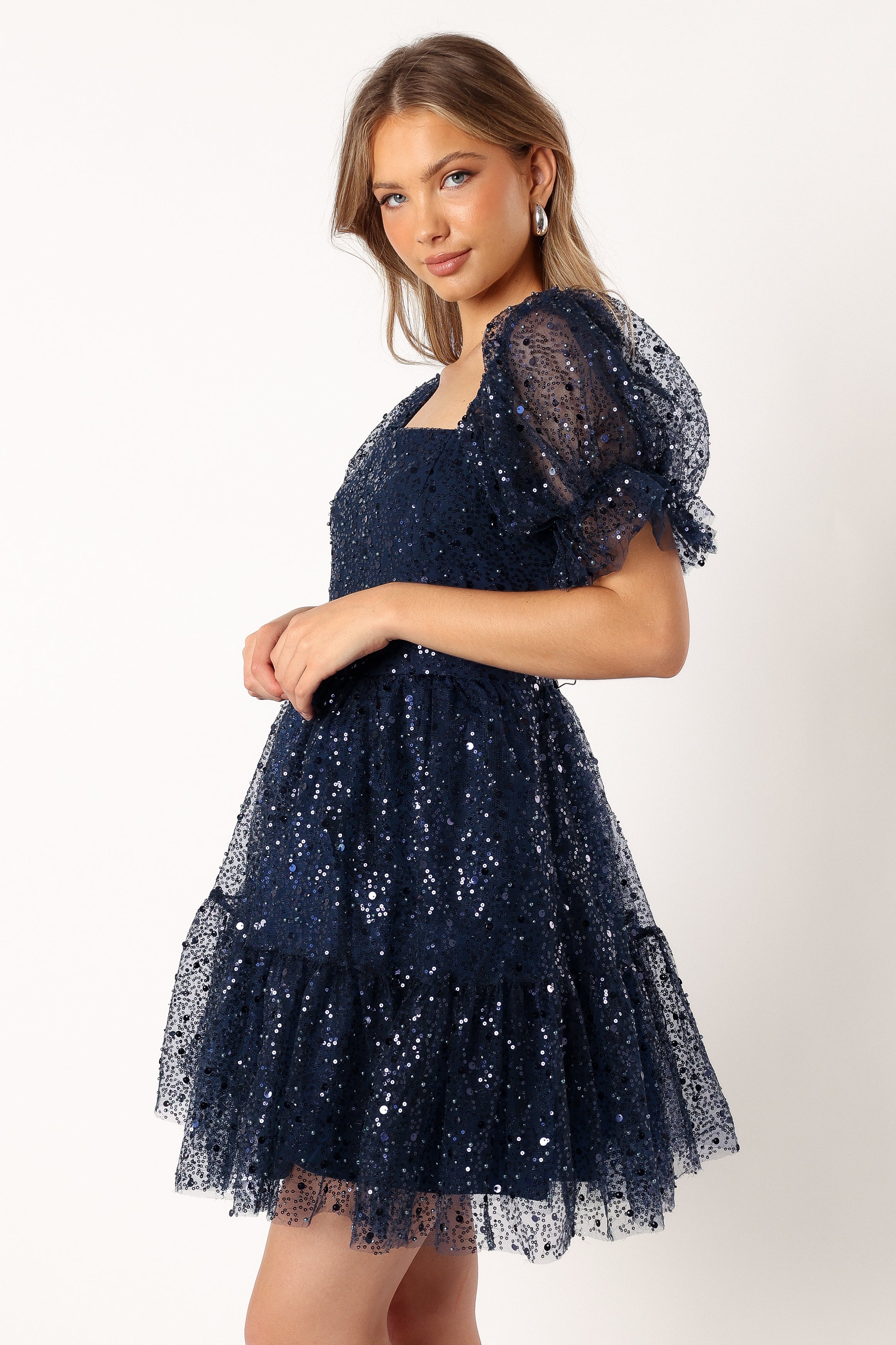 DRESSES @Karina Mini Dress - Navy