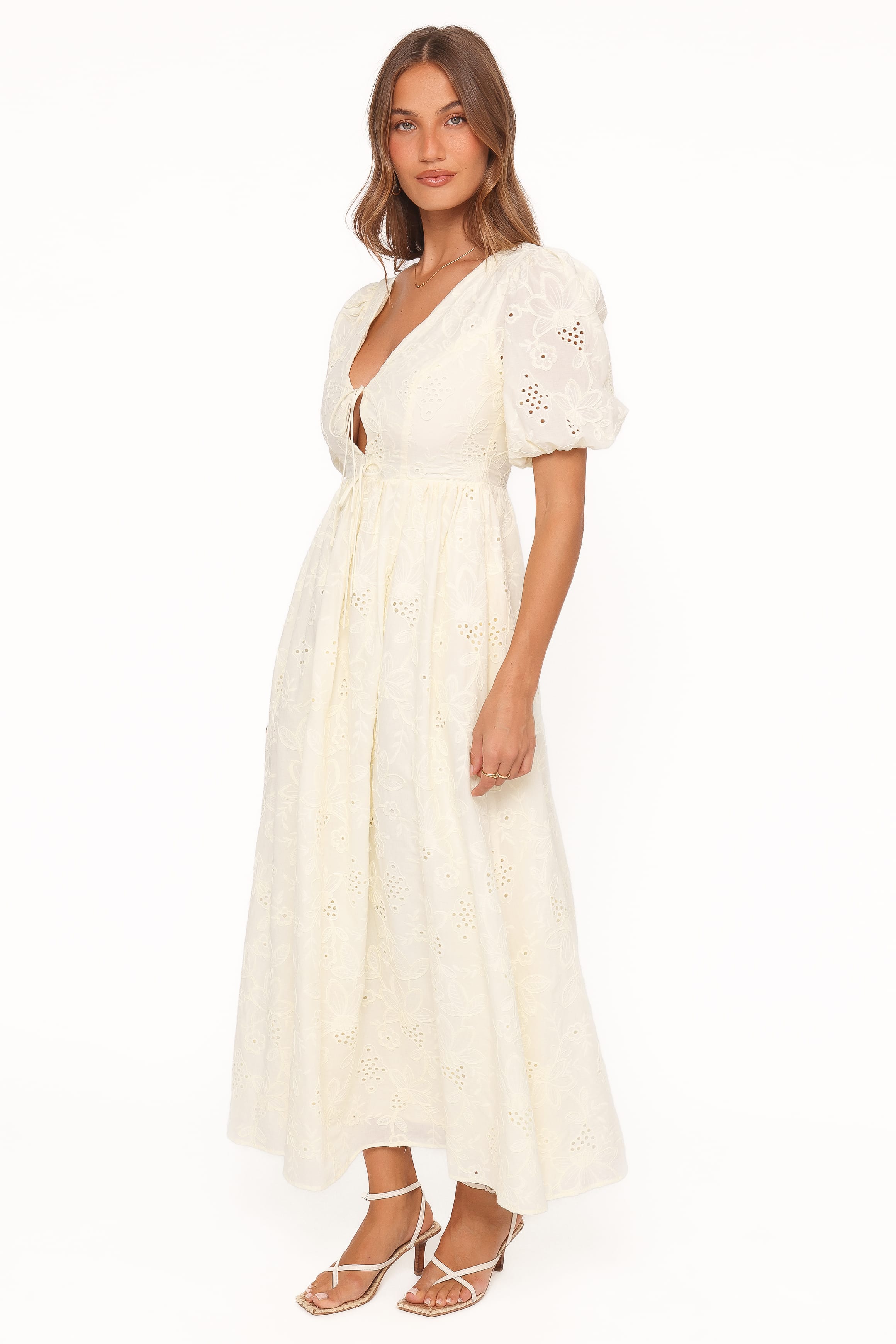 DRESSES Karla Maxi Dress - Butter Yellow Broderie