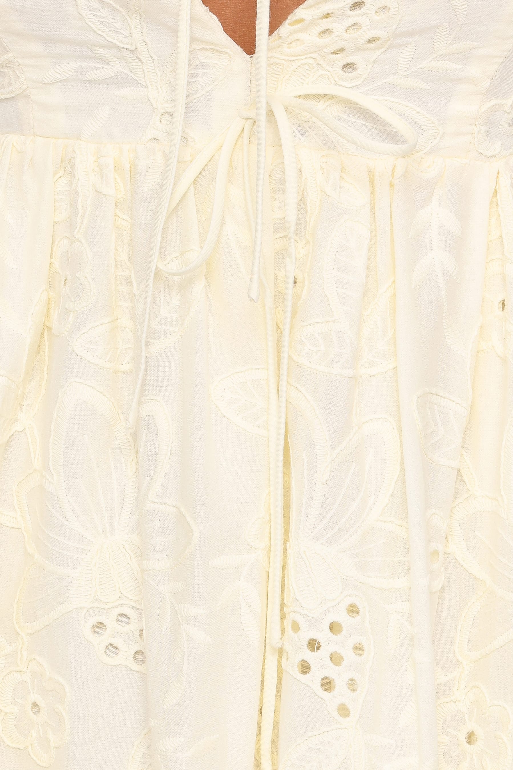 DRESSES Karla Maxi Dress - Butter Yellow Broderie