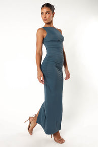 DRESSES @Karmina Midi Dress - Steel