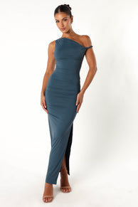 DRESSES @Karmina Midi Dress - Steel