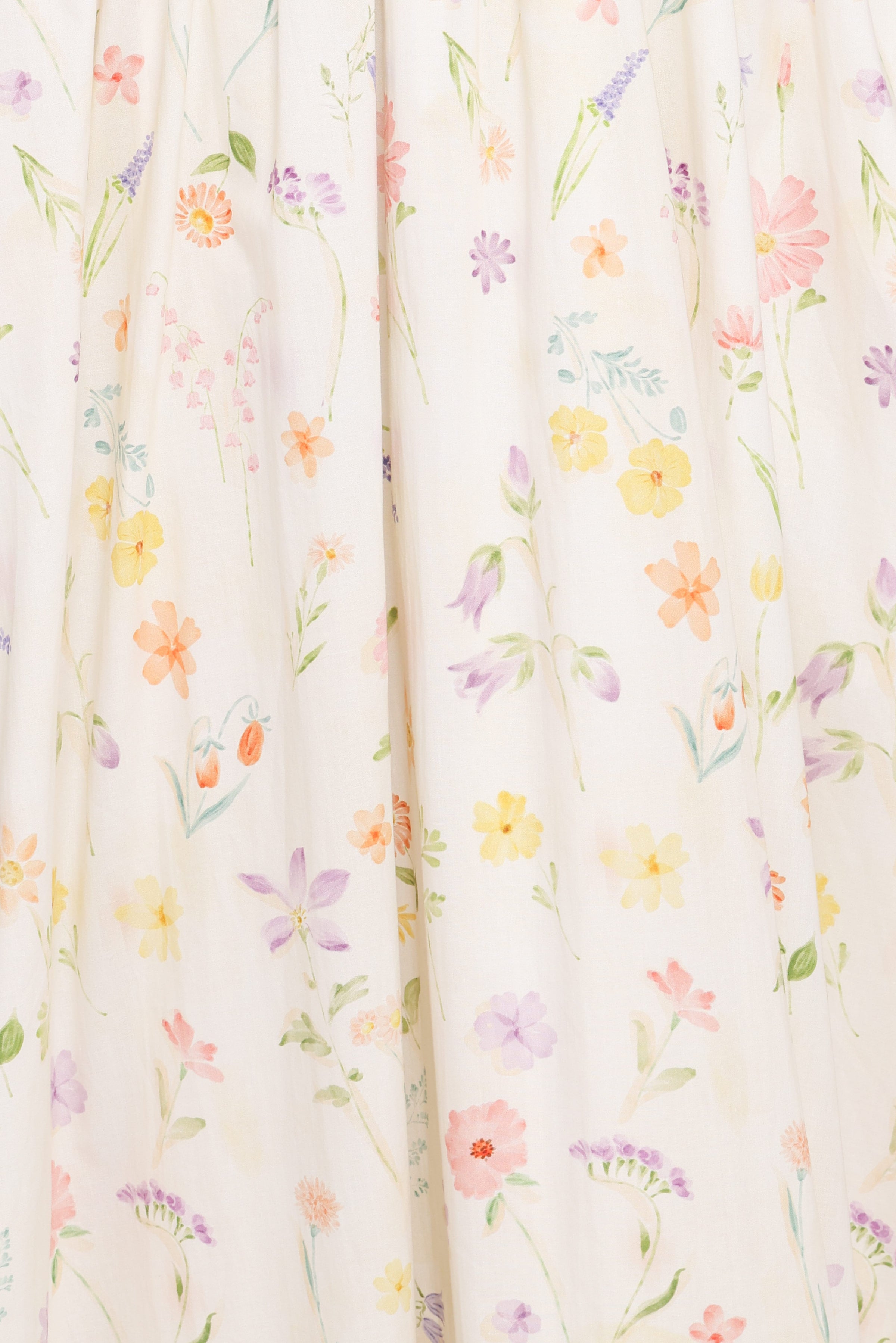 DRESSES Katana Puff Sleeve Midi Dress - Floral