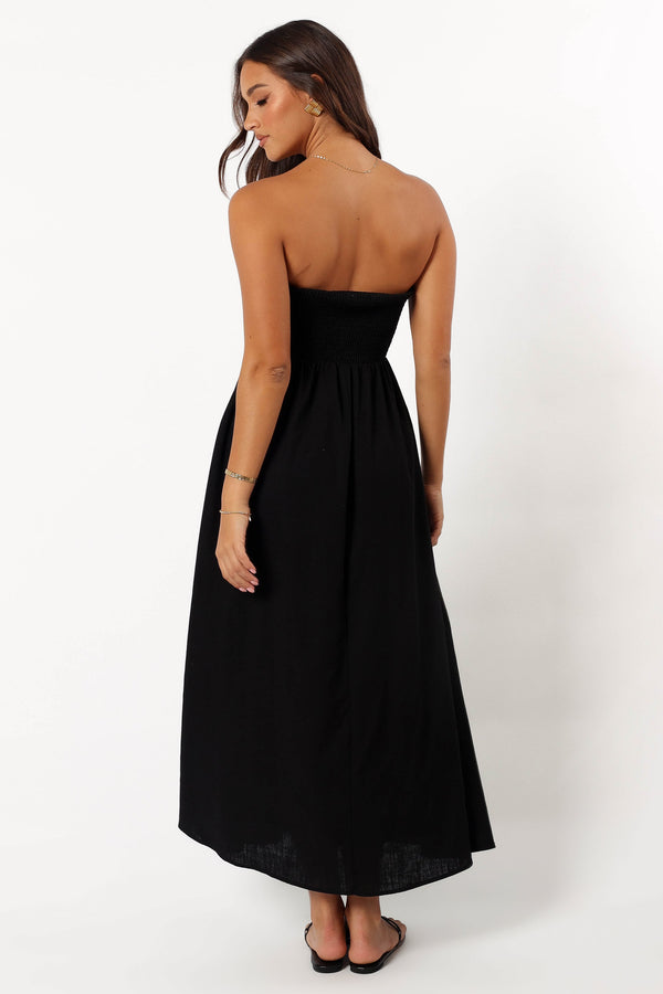 DRESSES @Kayt Strapless Dress - Black (Hold for Cool Beginnings)