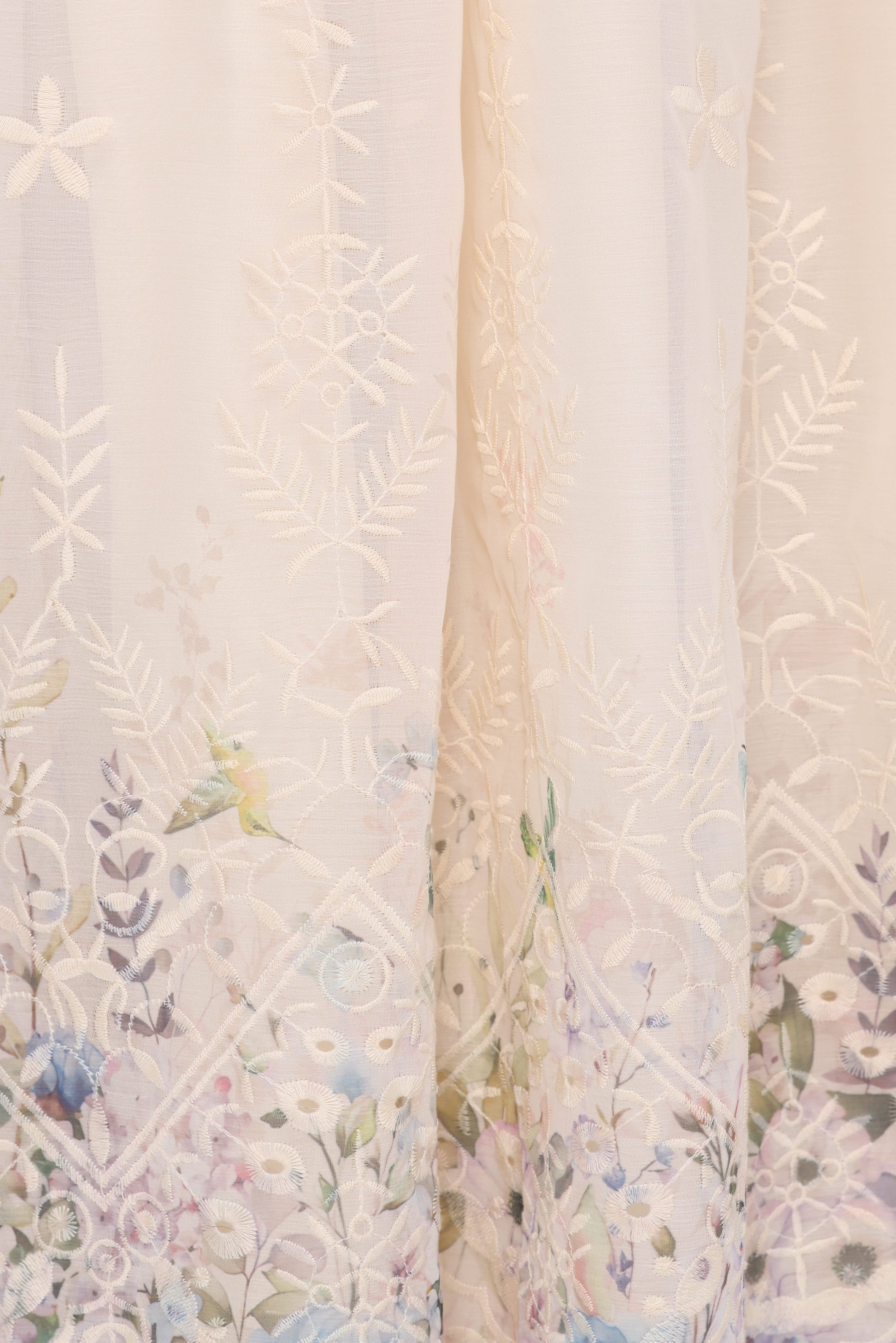 DRESSES Kayt Strapless Dress - Embroidered Floral