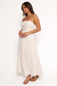 DRESSES Kayt Strapless Dress - White
