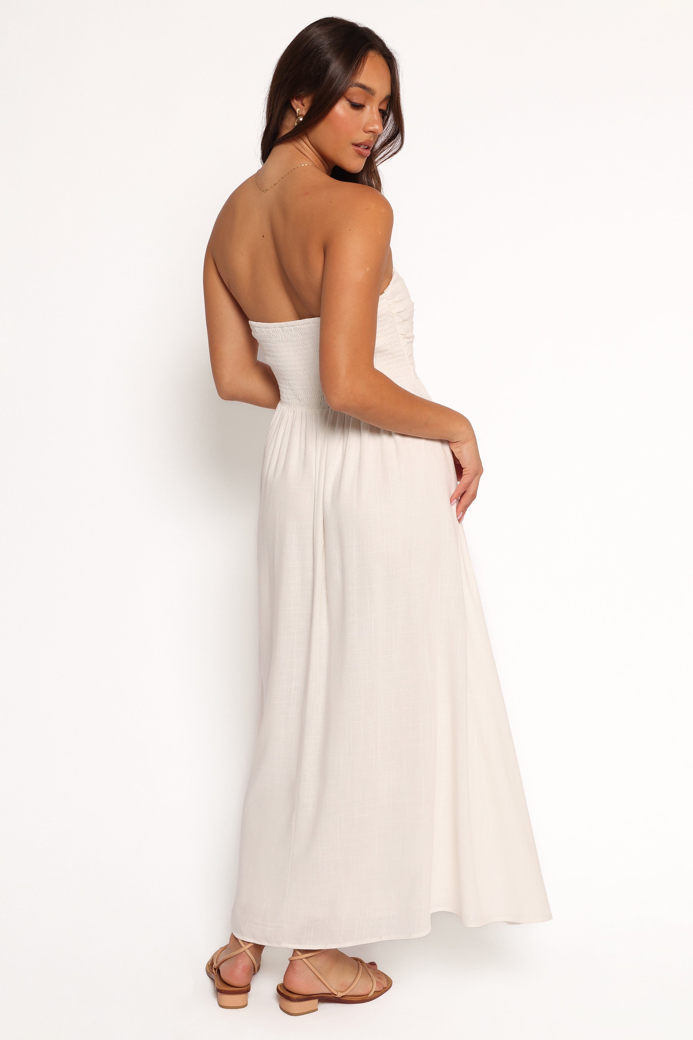 DRESSES Kayt Strapless Dress - White