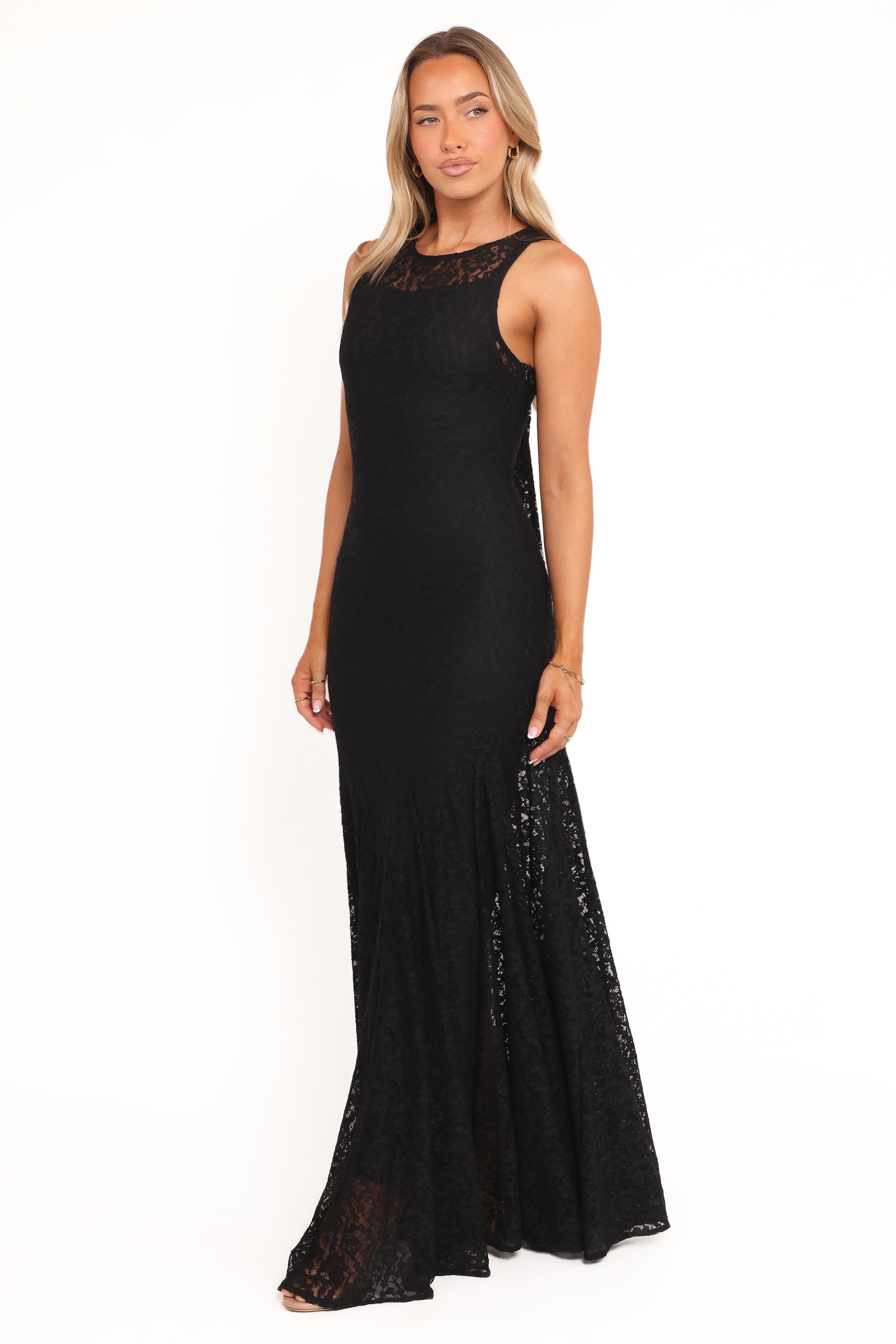 DRESSES Keani Maxi Dress - Black Lace