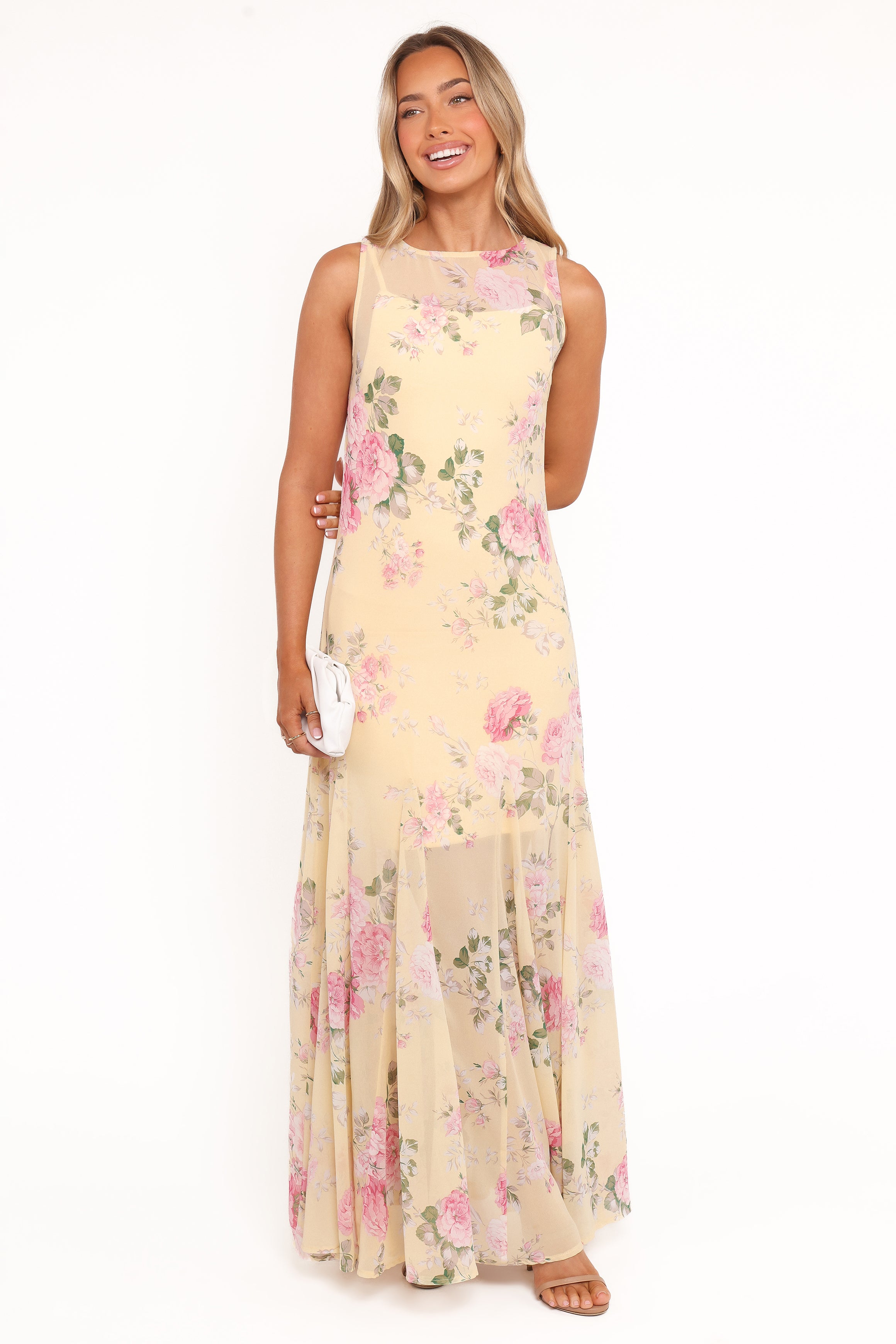 DRESSES Keani Maxi Dress - Yellow Floral