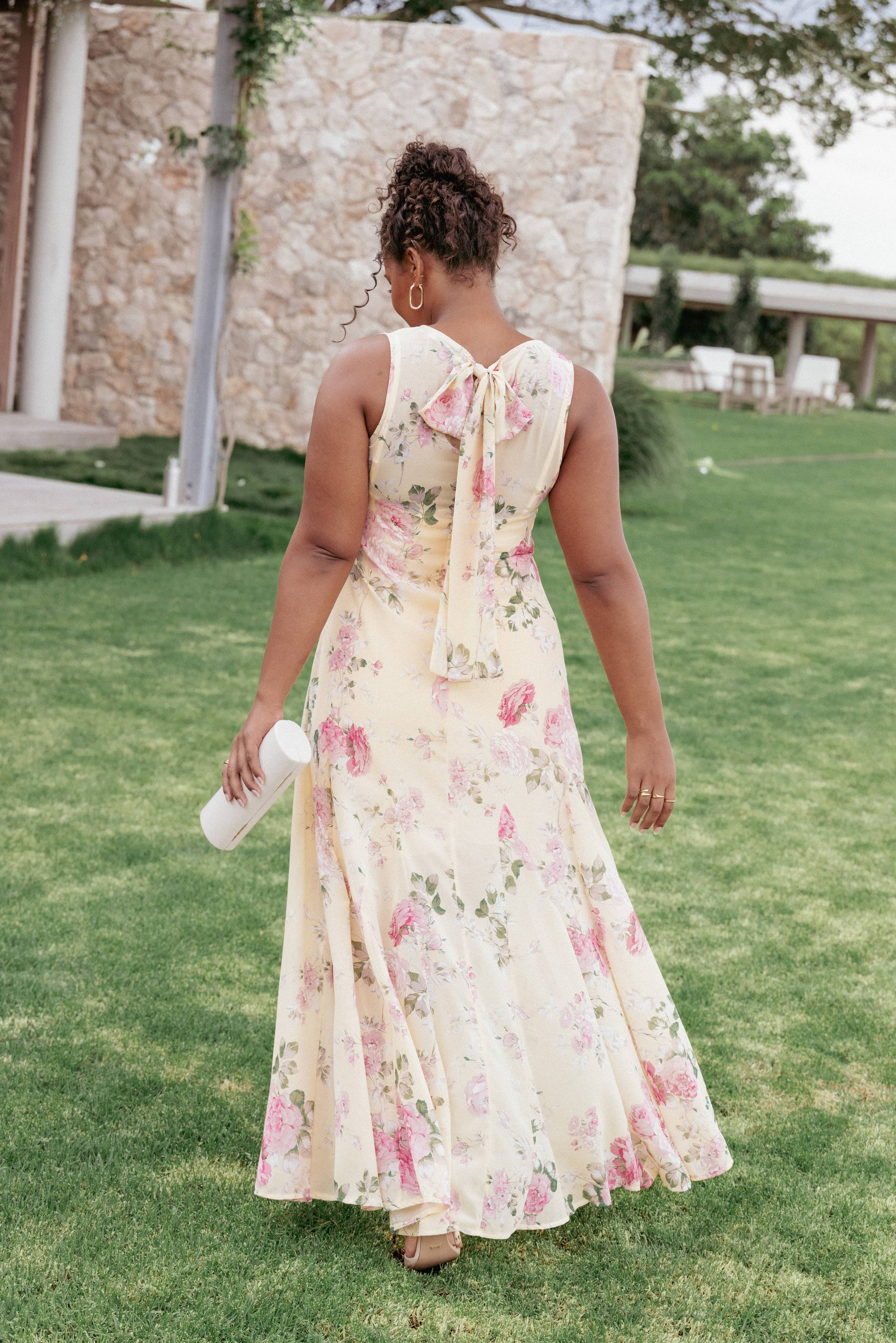 DRESSES Keani Maxi Dress - Yellow Floral