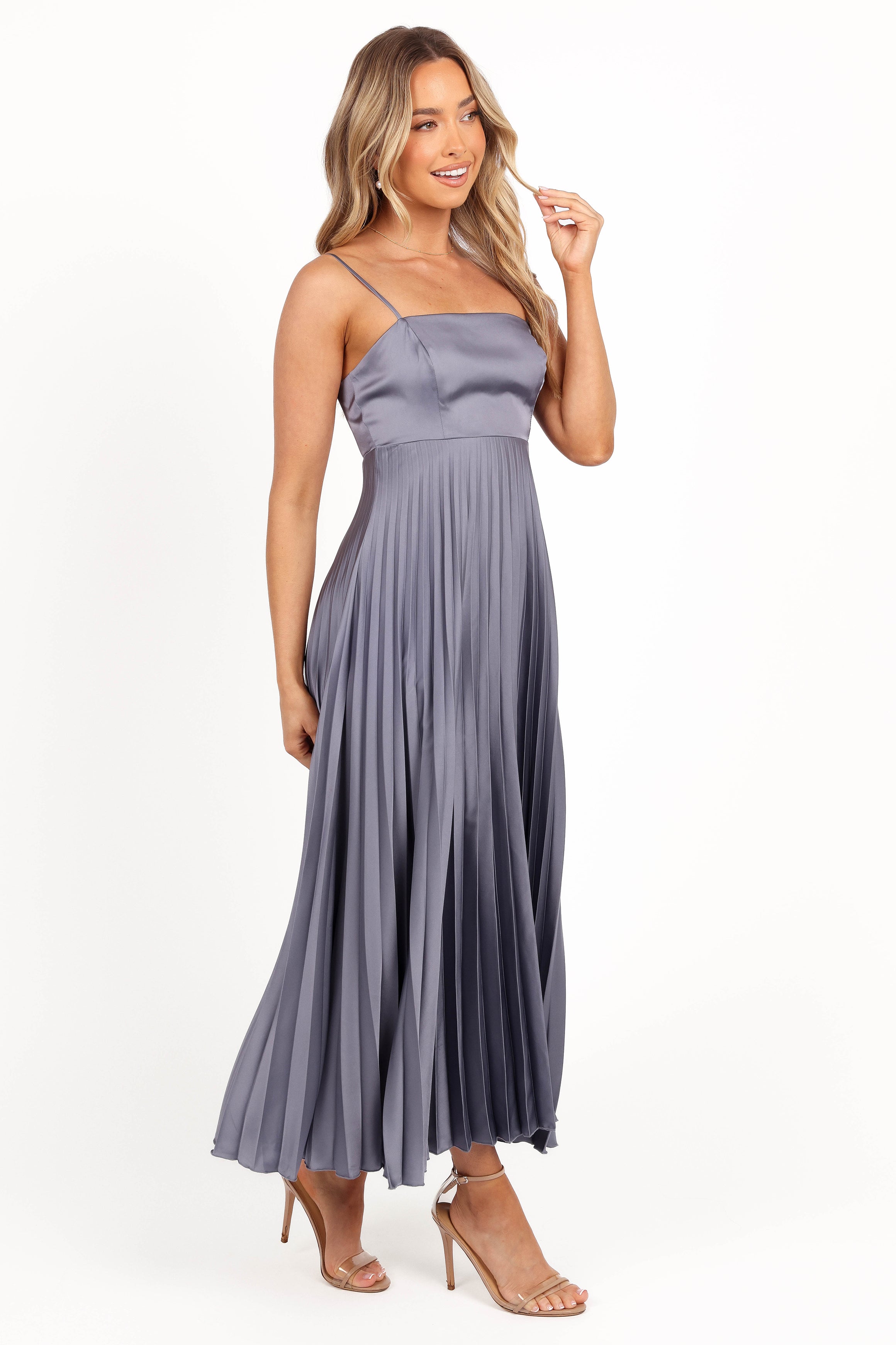 DRESSES Keegan Maxi Dress - Steel Gray
