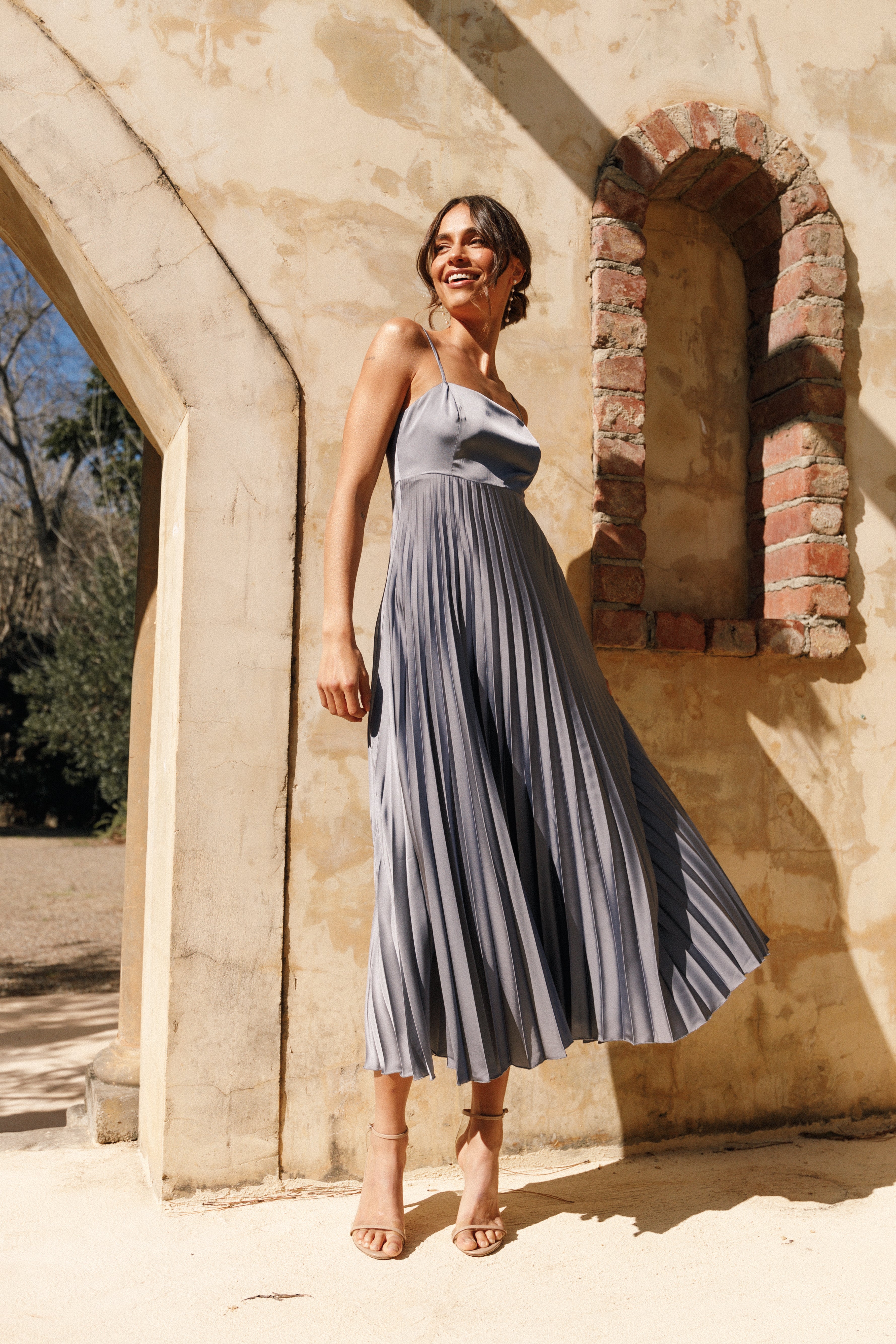 DRESSES Keegan Maxi Dress - Steel Gray