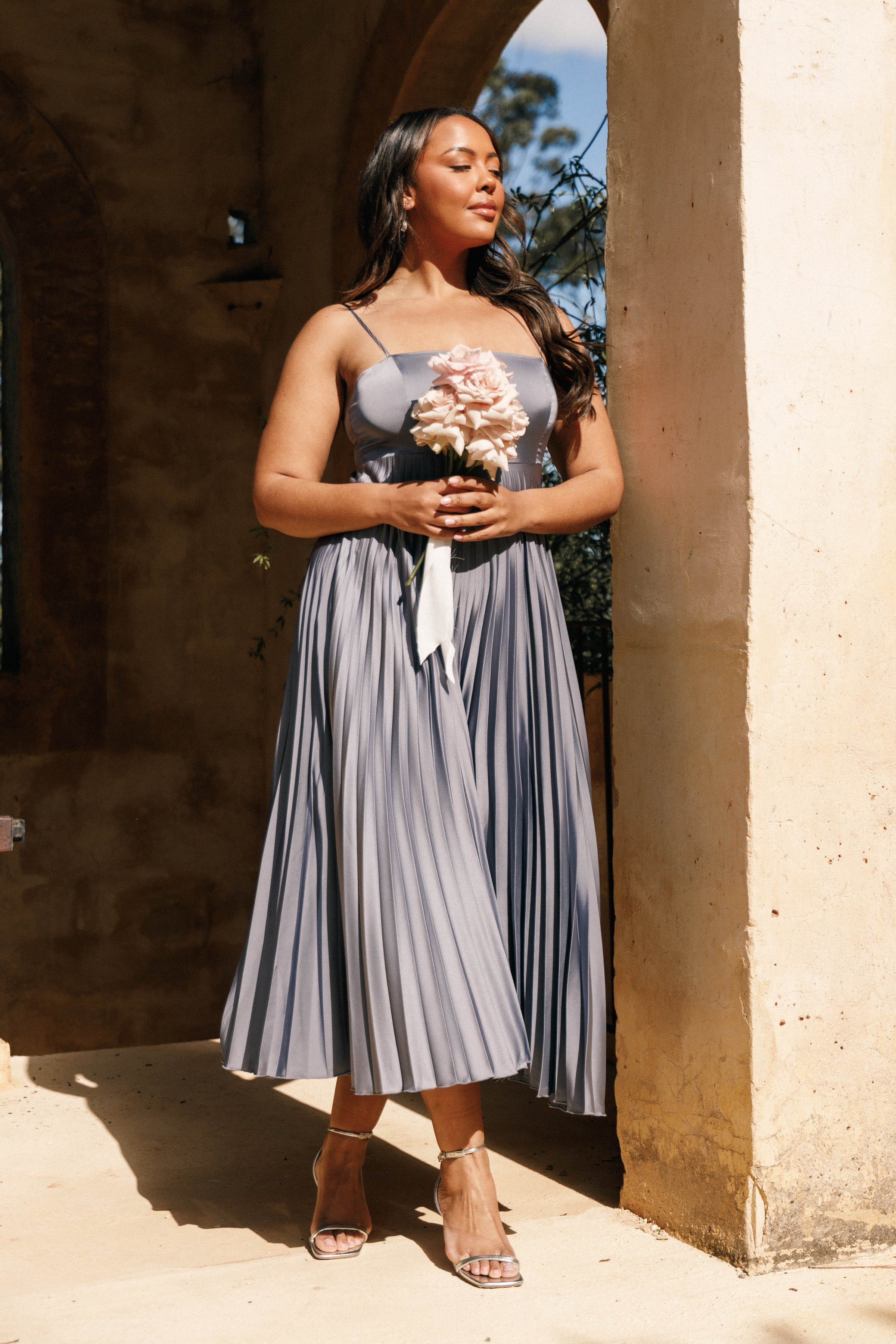 DRESSES Keegan Maxi Dress - Steel Gray