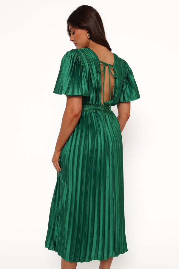 DRESSES Keelah Midi Dress - Emerald Green