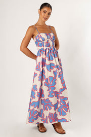 DRESSES @Kelani Aline Midi Dress - Flori
