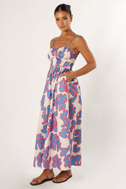 DRESSES @Kelani Aline Midi Dress - Flori