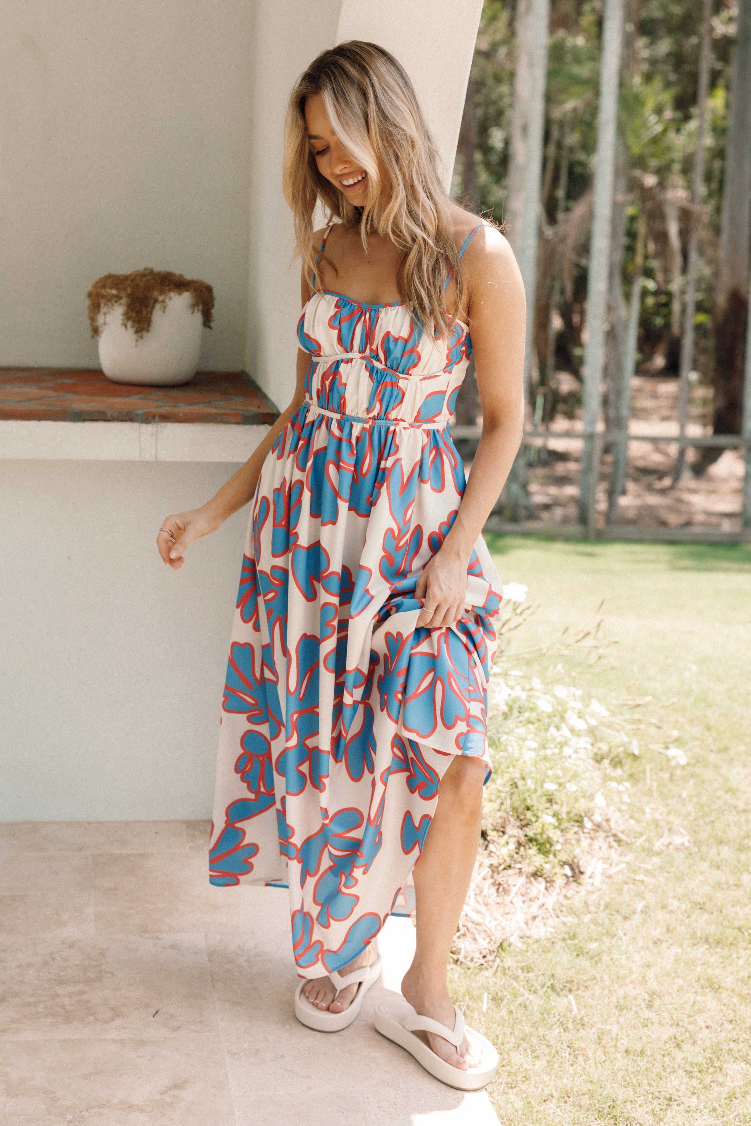 DRESSES Kelani Aline Midi Dress - Flori