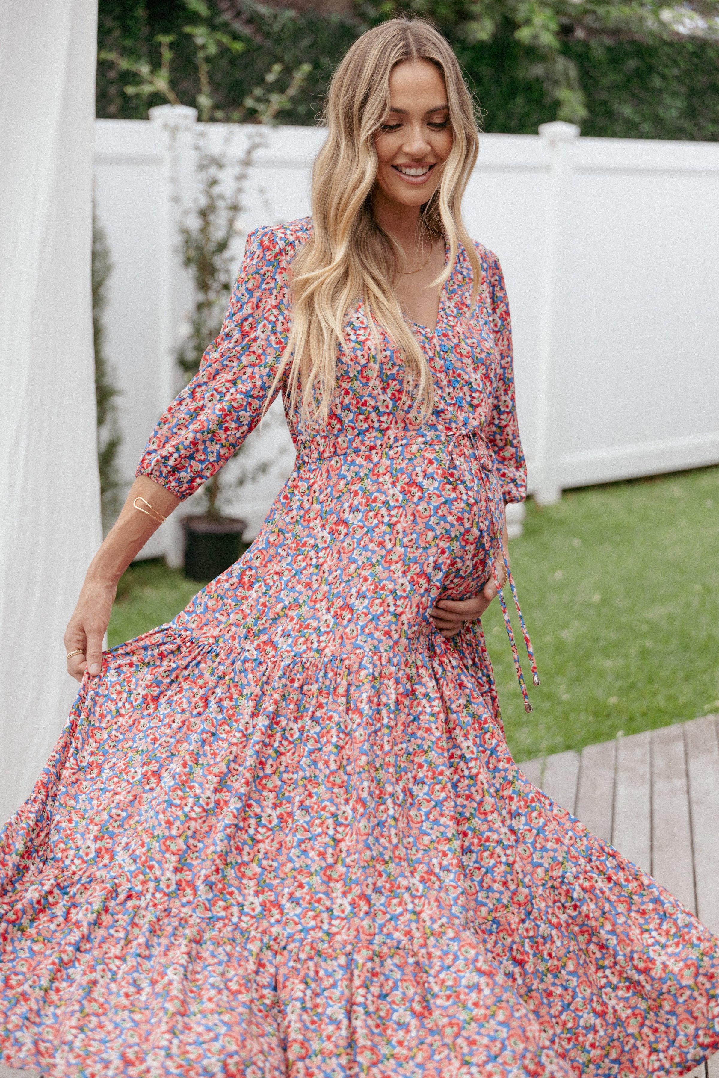 DRESSES Kelda Dress - Blue Ditsy Floral
