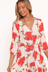 DRESSES Kelda Dress - Red Floral