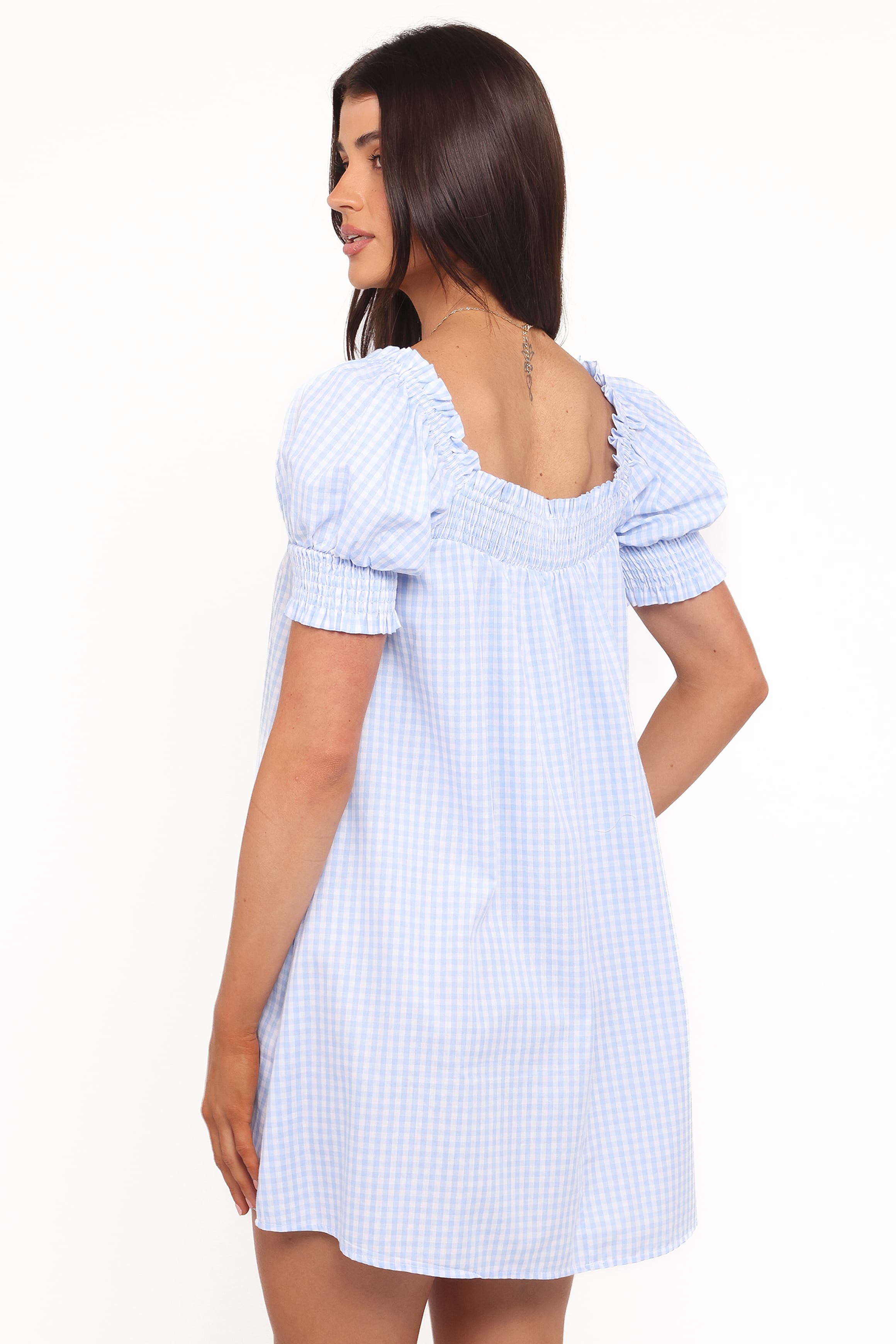 DRESSES Kennedy Smock Mini Dress - Blue Gingham