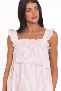 DRESSES Keonia Mini Dress - Pink Stripe