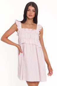DRESSES Keonia Mini Dress - Pink Stripe