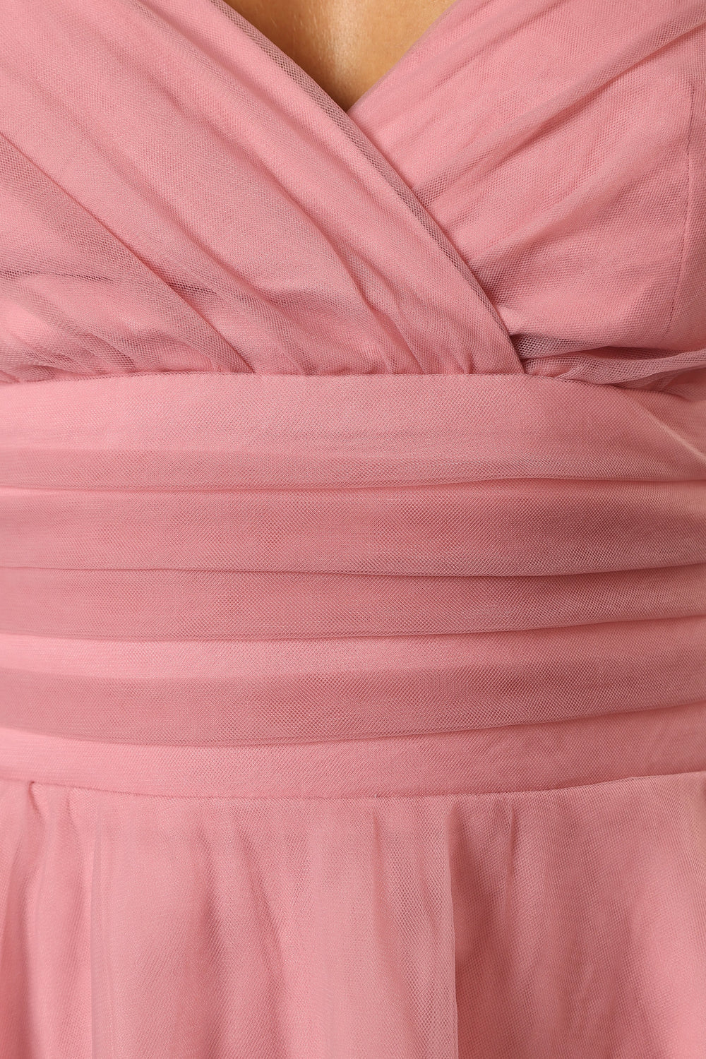 DRESSES @Kienna Tulle Mini Dress - Pink