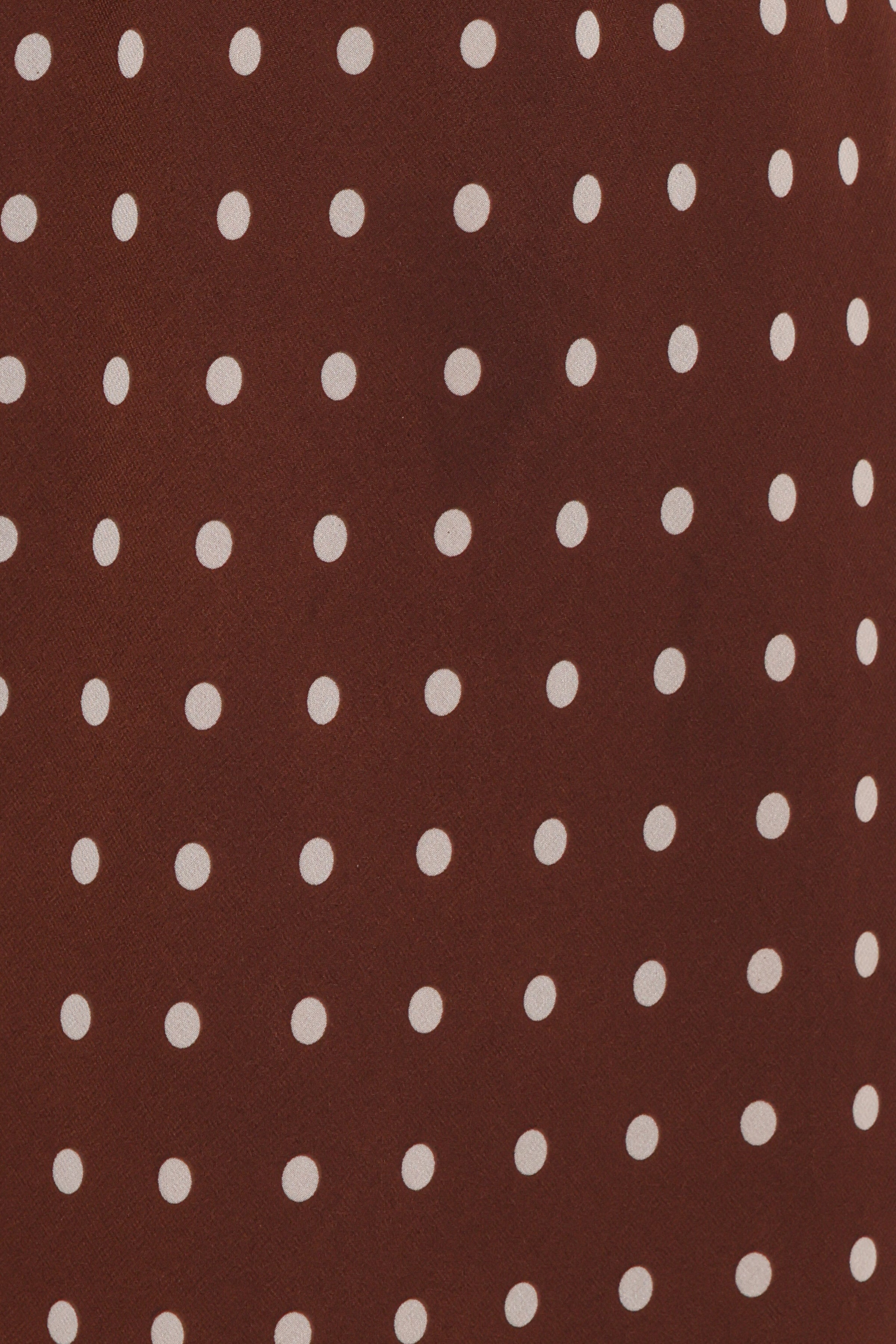 DRESSES Kimberly Mini Dress - Brown Polka Dot