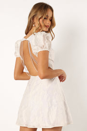 DRESSES @Kimmy Backless Mini Dress - White