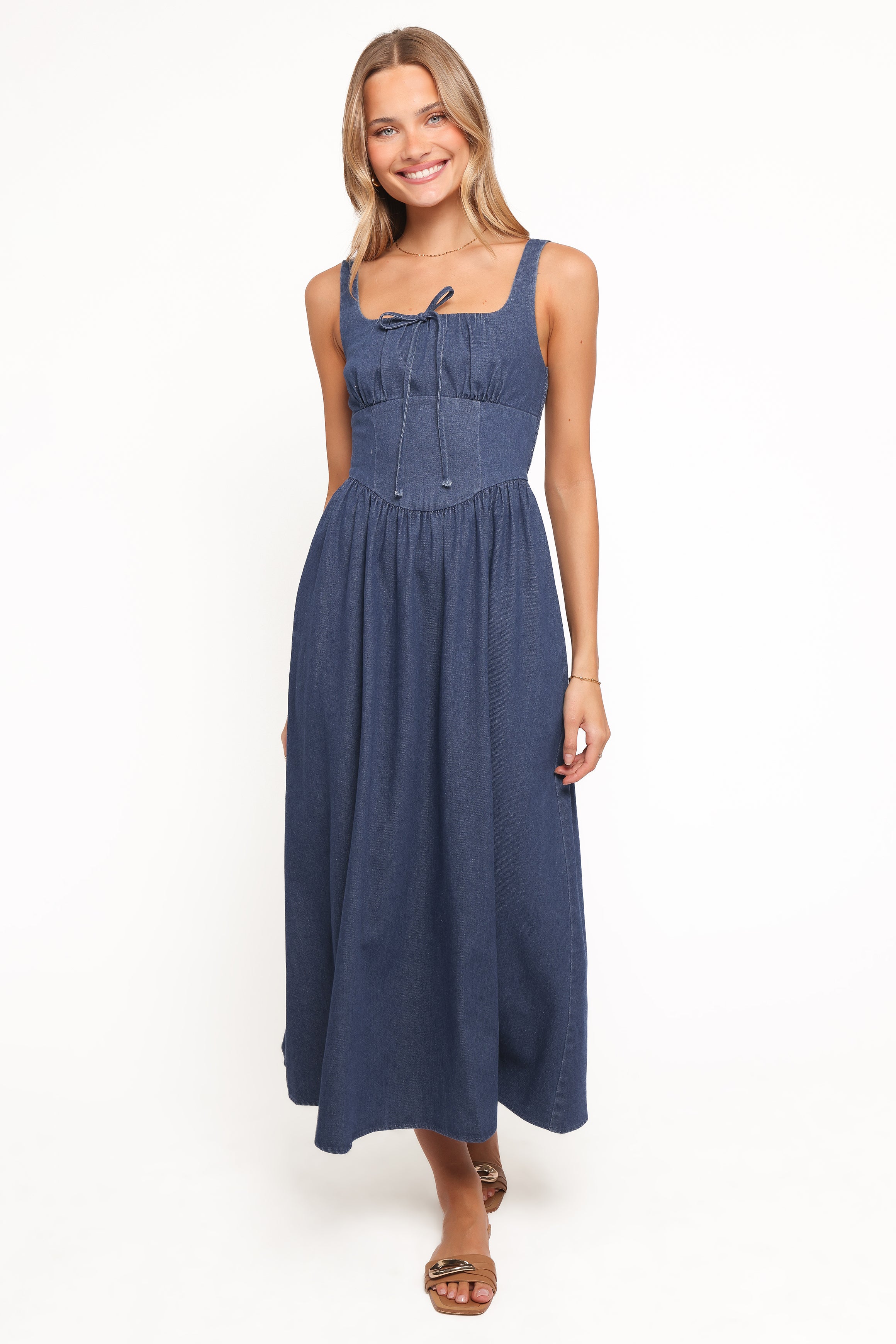DRESSES Kinslee Midi Dress - Denim