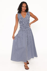DRESSES Kirrilee Maxi Dress - Blue Stripe
