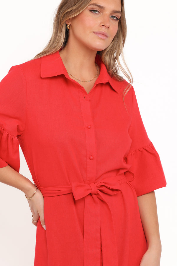 DRESSES Kirrily Midi Dress - Red