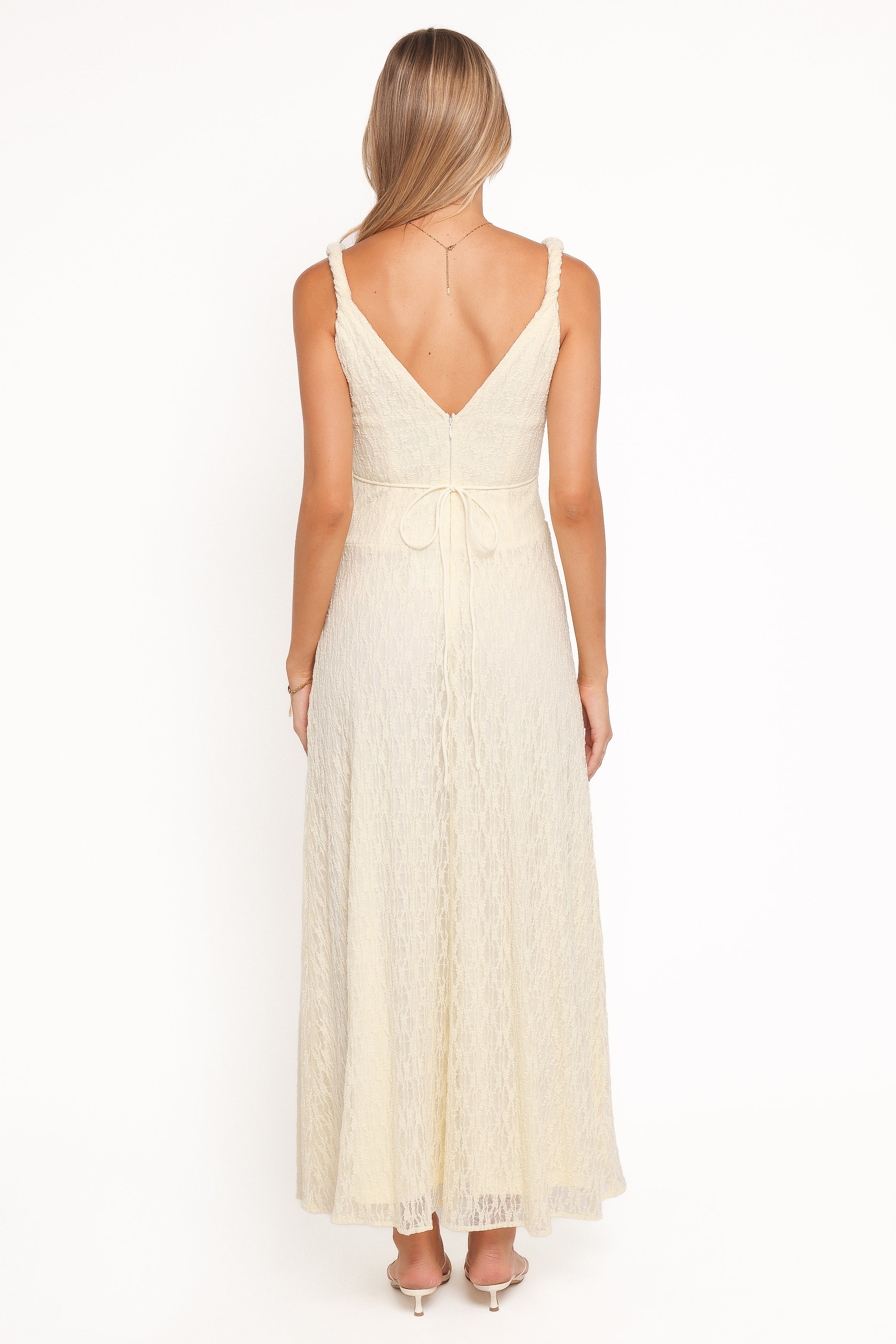 DRESSES Kirsten Lace Maxi Dress - Yellow