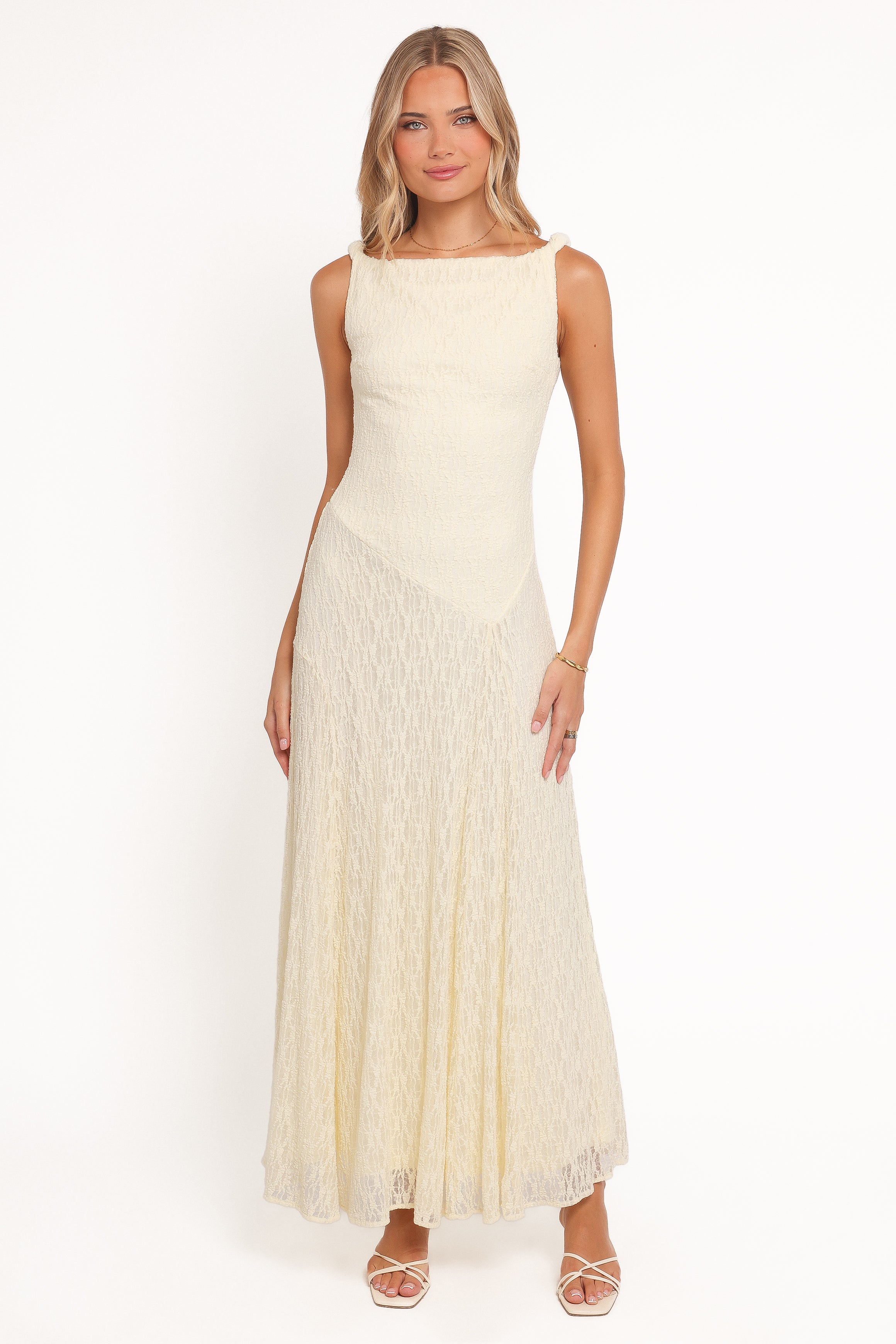 DRESSES Kirsten Lace Maxi Dress - Yellow