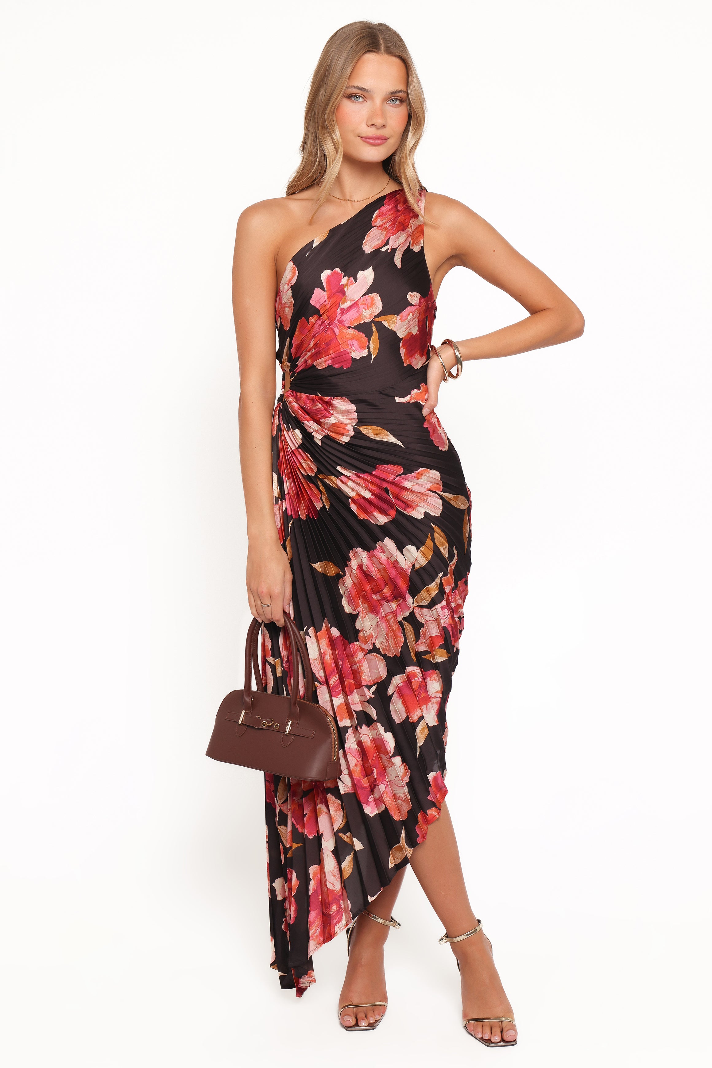 DRESSES Kleo One Shoulder Maxi Dress - Midnight Orchid
