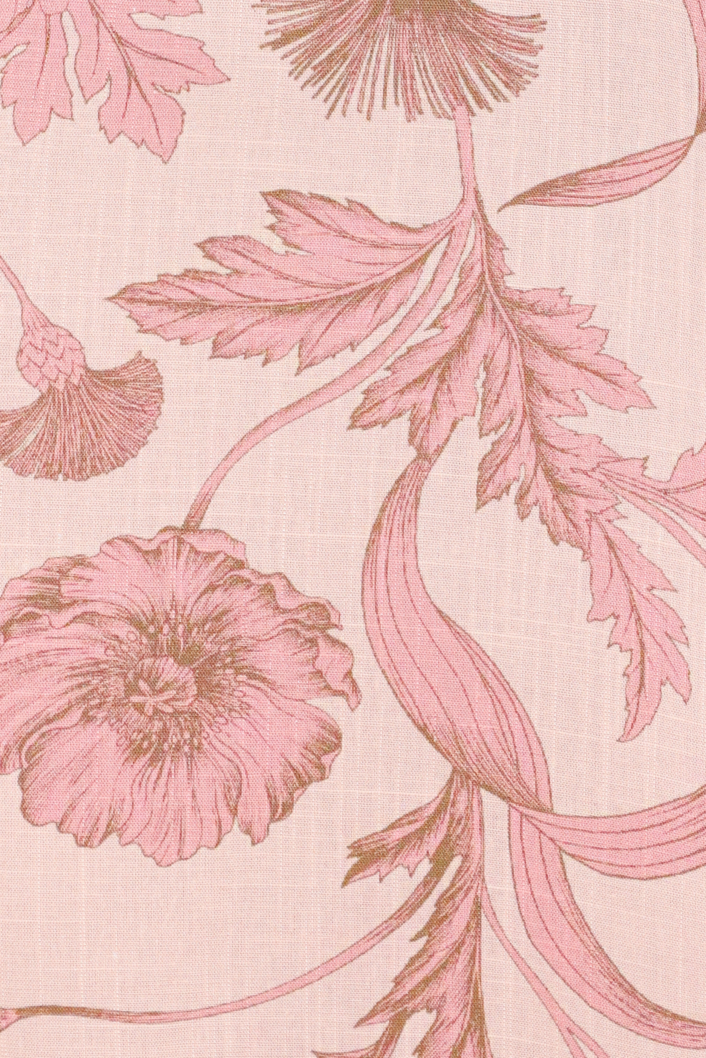 DRESSES Kolby Long Sleeve Midi Dress - Pink Floral